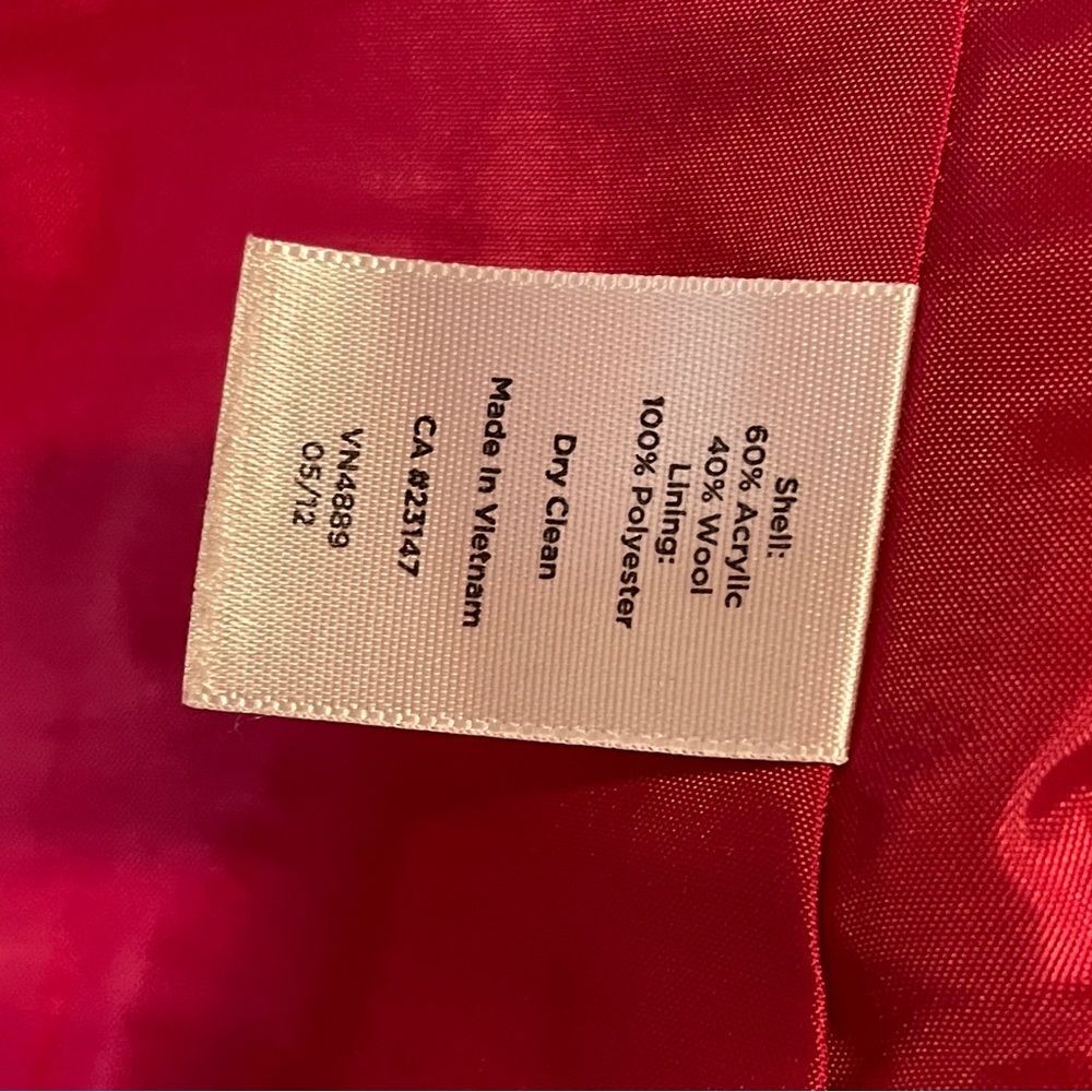Talbots Pink Wool Blend Jacket Size 16 - Picture 5 of 5